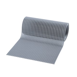 Roof walkway matting CROSSGRIP, 10 m roll, W 600 mm, grey