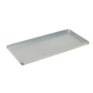 Lekbak voor verzinkte legbordstelling BLEND, 1200 x 550 mm, 29 l, past in 1200 x 600 mm