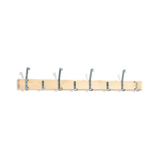 Hook rail STADIUM, L 1500 mm, 8 hooks