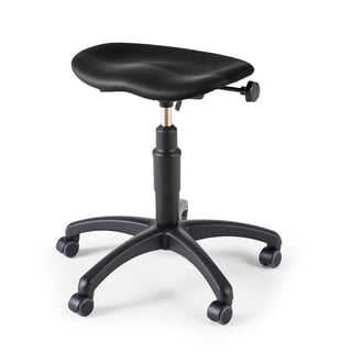 Saddle chair KEN, black