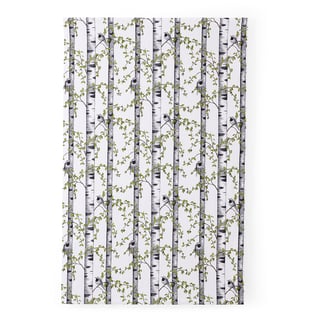 Noise absorbing wall tapestry BJÖRKDUNGEN, 1400x2200 mm, birds on branches