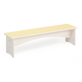 Bench seat SIGGE, 1200x300x300 mm, yellow