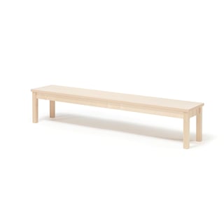 Bench seat ZET, 1800x350x440 mm, birch