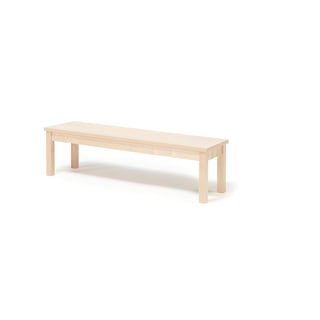 Bench seat ZET, 1200x350x440 mm, birch