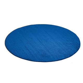 Round play mat KALLE, Ø2500 mm, blue