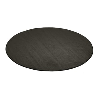 Matta KALLE, Ø 2500 mm, gråsvart