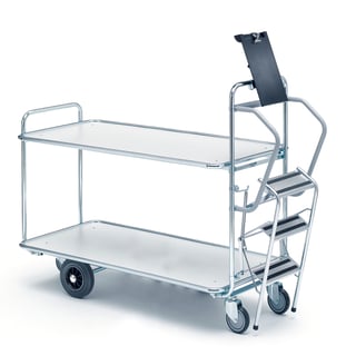 Picking trolley COMMUTE, 300 kg load, 1530x620x1110 mm