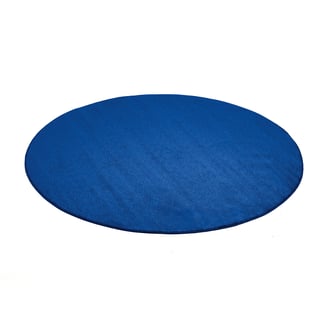 Ronde speelmat KALLE, Ø 2000 mm, blauw