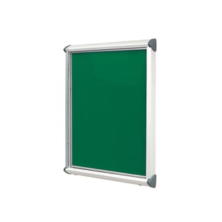 Outdoor notice board SHIELD, 1050x752 mm, emerald green