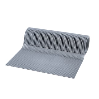 Roof walkway matting CROSSGRIP, 10 m roll, W 910 mm, grey