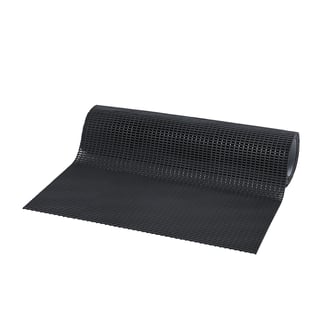 Roof walkway matting CROSSGRIP, 10 m roll, W 1220 mm, black