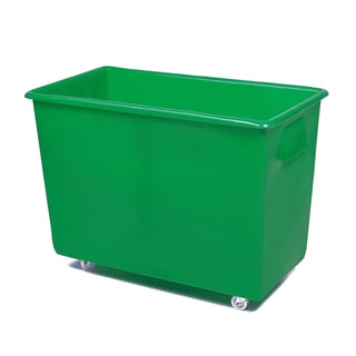 Bottle skip, 620x820x455 mm, 165 L, green