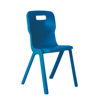 All-in-one plastic chair TITAN, H 430 mm, blue