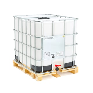 Kontener IBC z drewnianą paletą, 1000 L