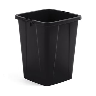 Abfallbehälter OLIVER, 90 l, 610 x 490 x 510 mm, schwarz