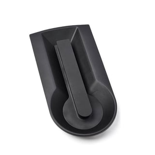 Recycling lid insert with handle, black, general waste
