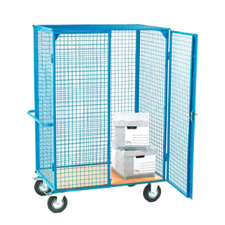 Heavy duty distribution trolley, 500 kg load, 1790x1270x750 mm