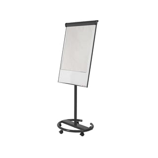 Mobile flip chart easel ULTIMATE, 700x1000 mm, black