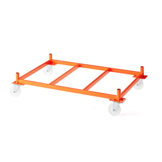 Pallet trolley for steel pallet ATTACH, 1200x800 mm