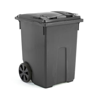 Rolcontainer CLASSIC, 1075 x 745 x 800 mm, 370 l, grijs