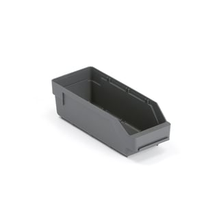 Component bins REACH, 300x120x95 mm, 2.1 L, grey