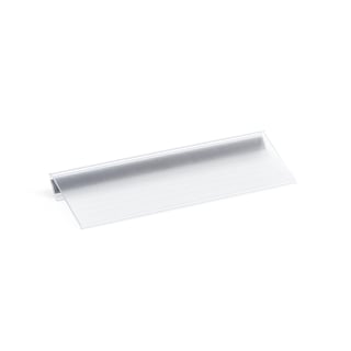 Label holder, 210x60 mm, magnetic, 27° angle