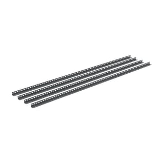 Stolpe COMBO, 2432 mm, 4-pack, mörkgrå