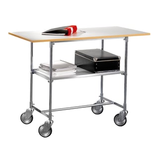 Table trolley BRING, 1200x600x900 mm, light grey