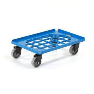 Transportvogn, plast, 250 kg, 620x420 mm