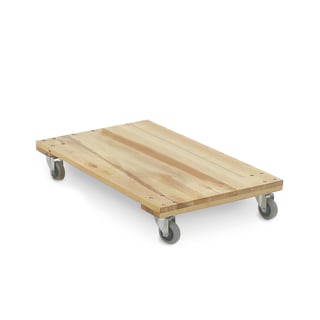 Economy wooden dolly, 240 kg load, 910x610x170 mm, hardwood