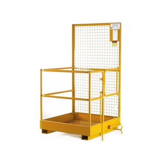 Access platform for forklift trucks, 350 kg load