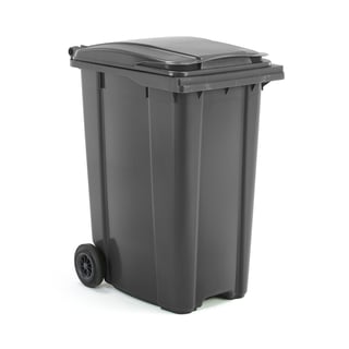 Budget wheelie bin HENRY, 1100x620x860 mm, 360 L, grey