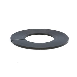 Steel banding strip, 13x0.5mm, ribbon wound, 380 m