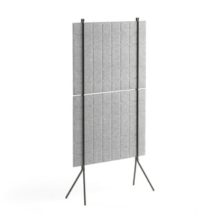 Floor screen SPLIT, 800x1500 mm, light grey