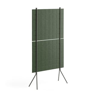 Floor screen SPLIT, 800x1500 mm, green