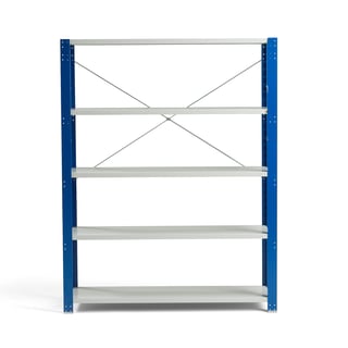 Shelving MIX, basic section, 1740x1365x600 mm