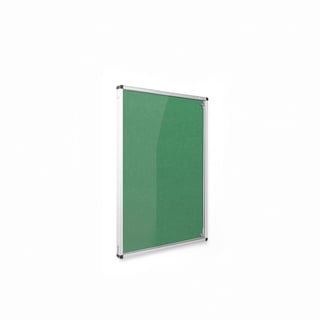 Fire-retardant tamperproof noticeboard, 900x600 mm, green