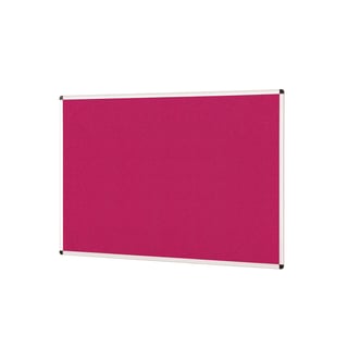 Colourful aluminium framed noticeboard, 1800x1200 mm, magenta