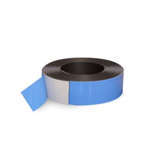 Self-adhesive magnetic strip, 25 mm x 10 m