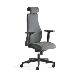 Office chair LANCASTER, high back, anthracite