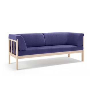 3-seater sofa KIM, Medley fabric, blue-purple