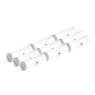 Hygiënezakken, 9 rollen (25 stuks/rol), 90 liter, wit