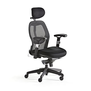 High back mesh office chair SWANSEA, black