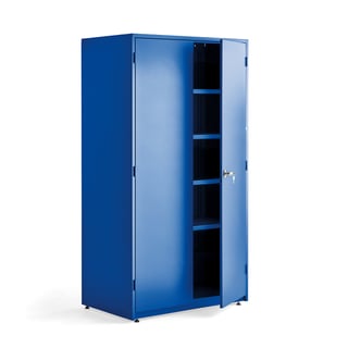 Storage cabinet SUPPLY, 1900x1020x635 mm, blue