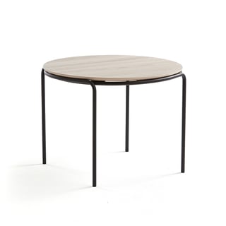 Coffee table ASHLEY, Ø770 x 530 mm, black, ash