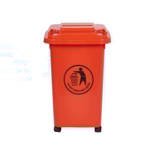 Mini wheelie bin, 520x400x350 mm, 30 L, red
