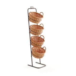 Basket stand, 4 baskets