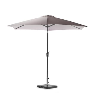 Parasol, Ø 3000 mm, grijs