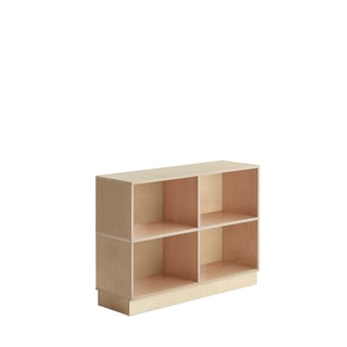 Shelving unit RICO, 4 comps, birch