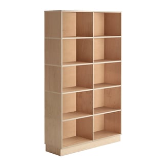 Shelving unit RICO, 10 comps, birch